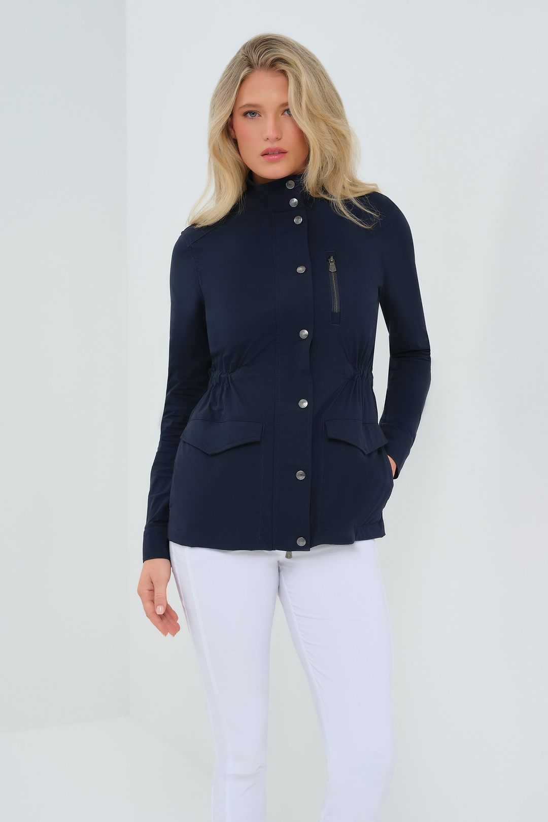 Chaqueta ultraligera con cierre a presión Lenny