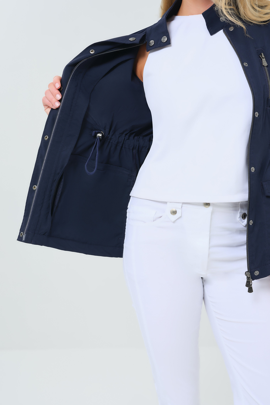 Chaqueta ultraligera con cierre a presión Lenny