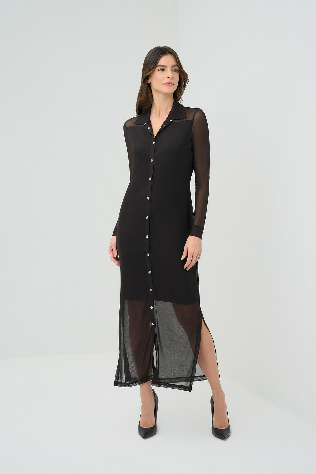 Colette Mesh Overlay Dress