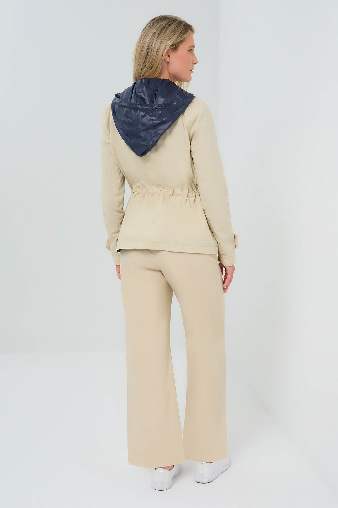 Chaqueta tipo gabardina reversible de algodón y nailon Lexie Performance
