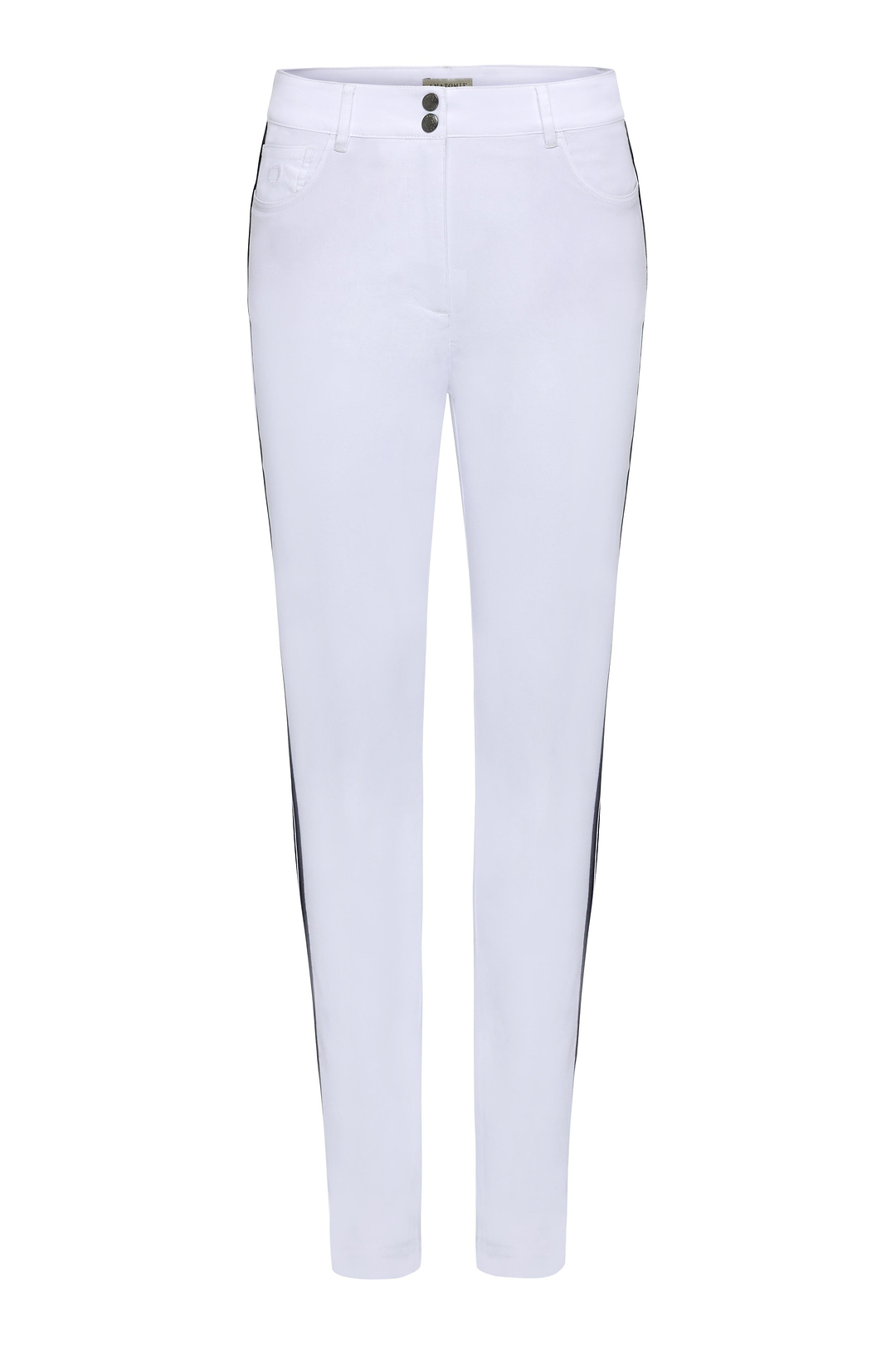 Luli Stripe Performance Cotton Skinny Pant