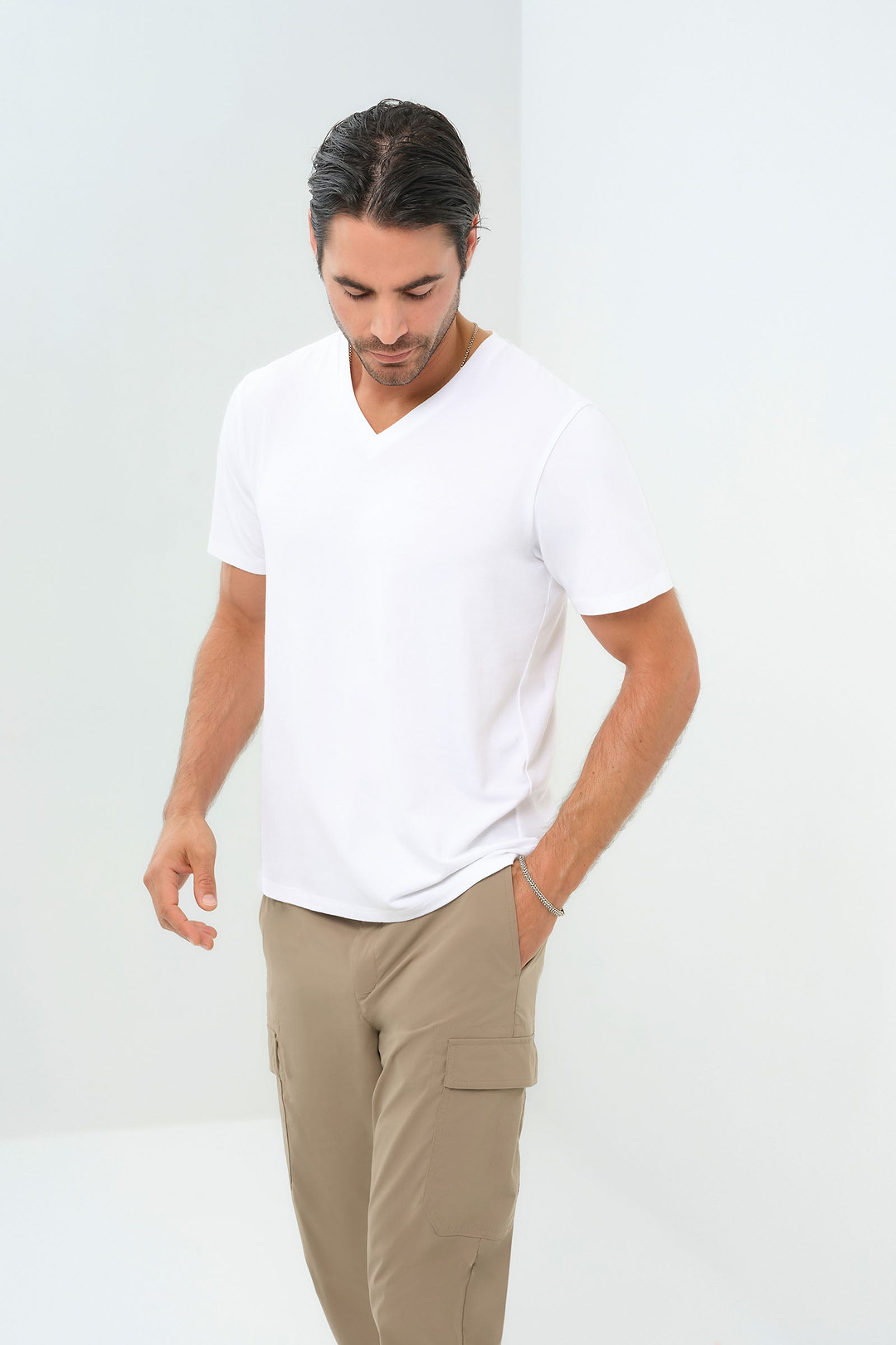T-shirt col V Vince