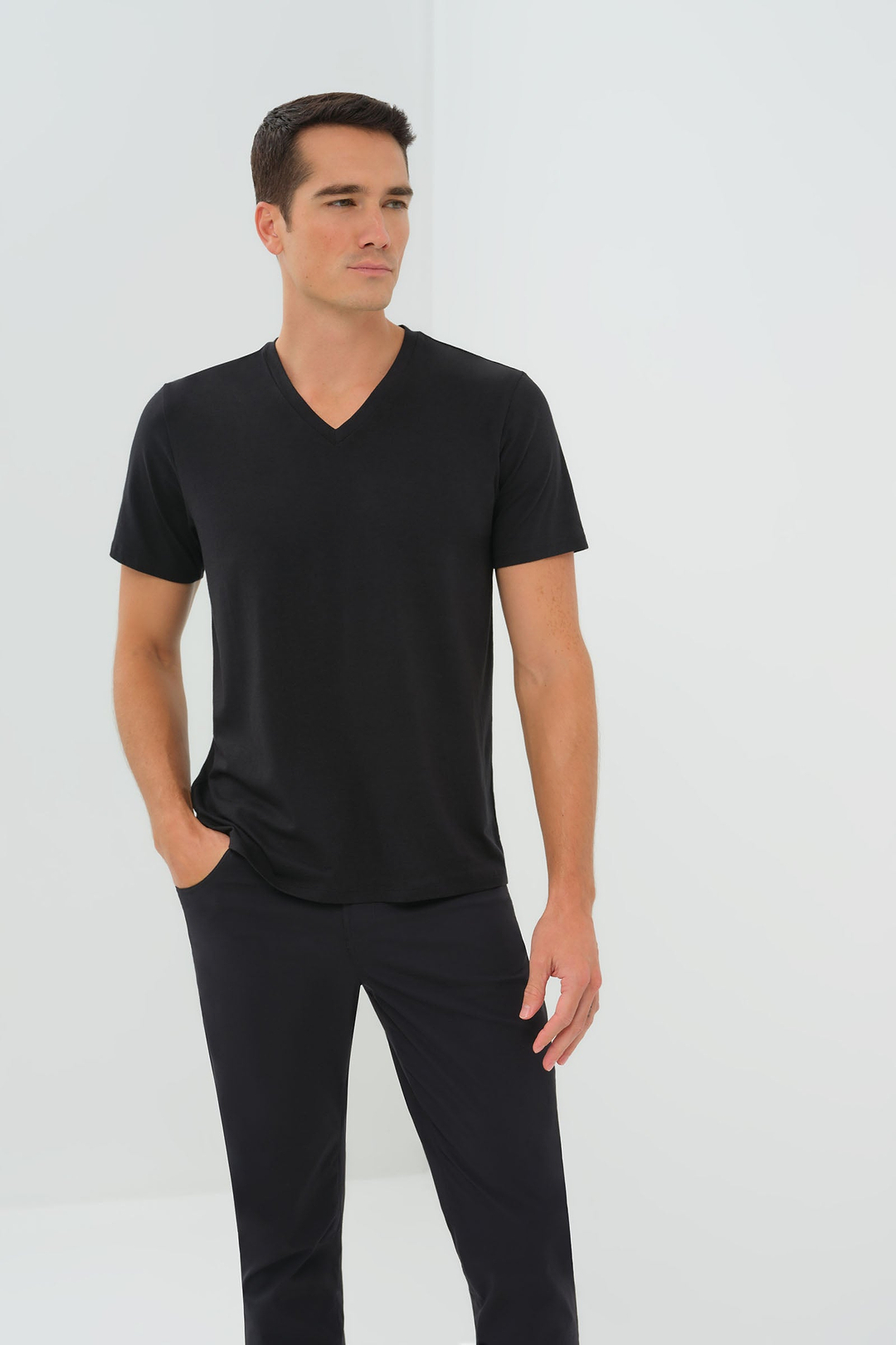T-shirt col V Vince