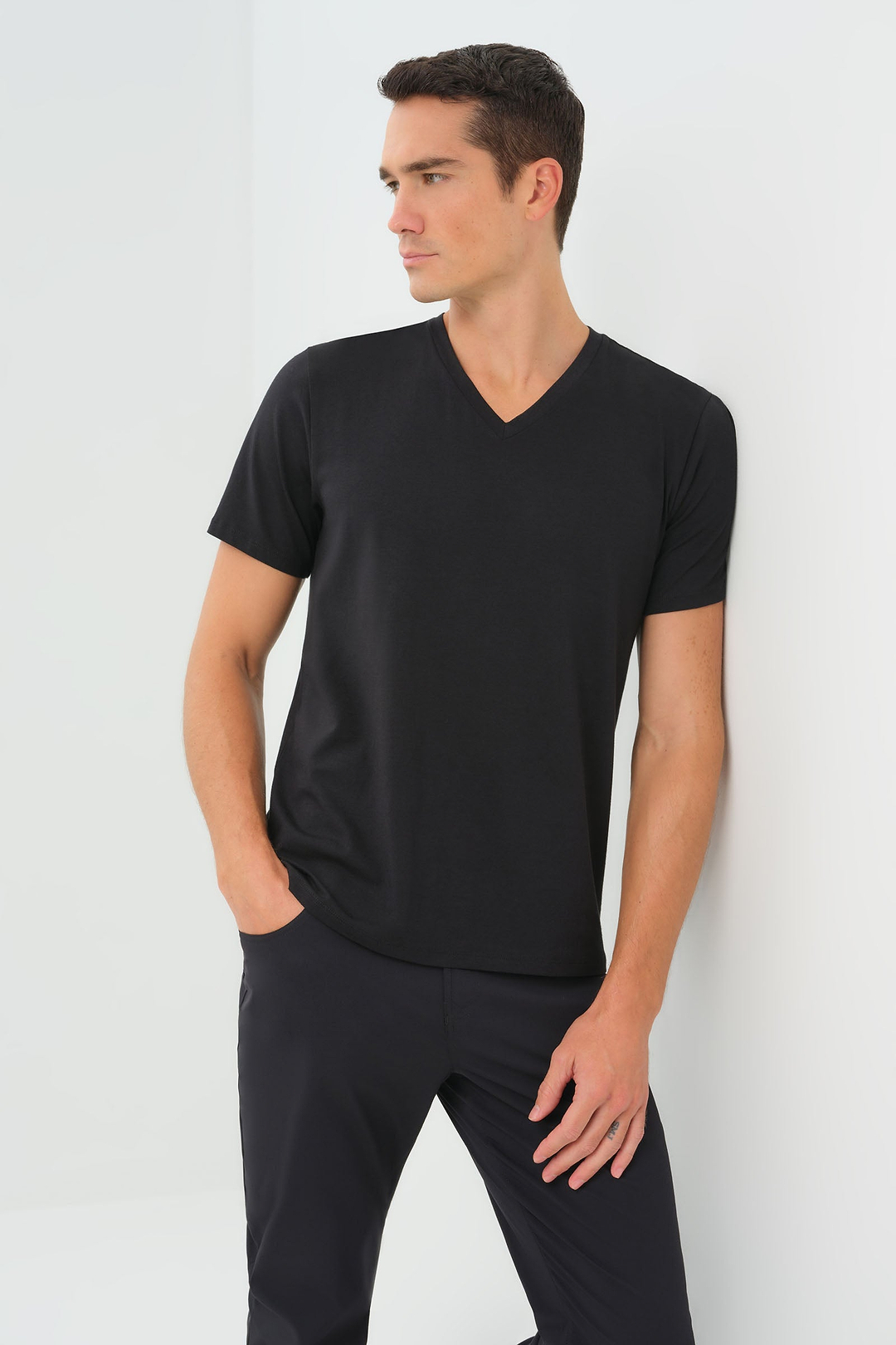 T-shirt col V Vince