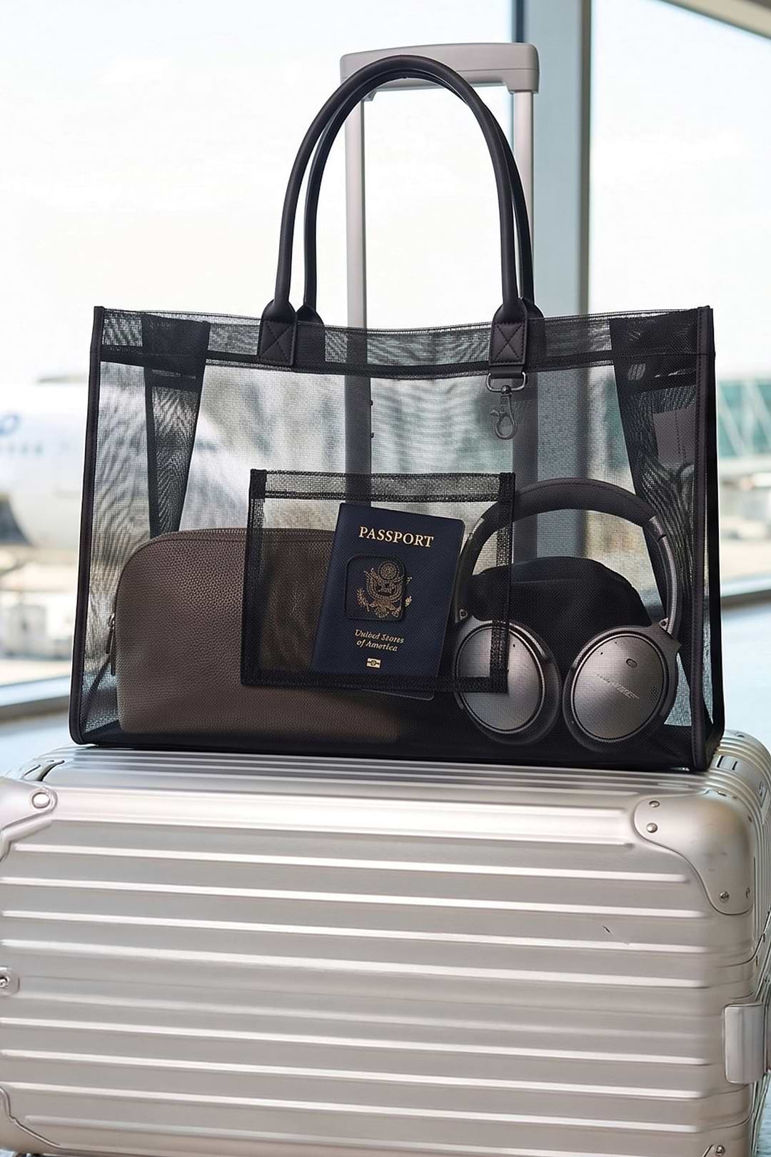 Anatomie Jetset Mesh Tote Bag