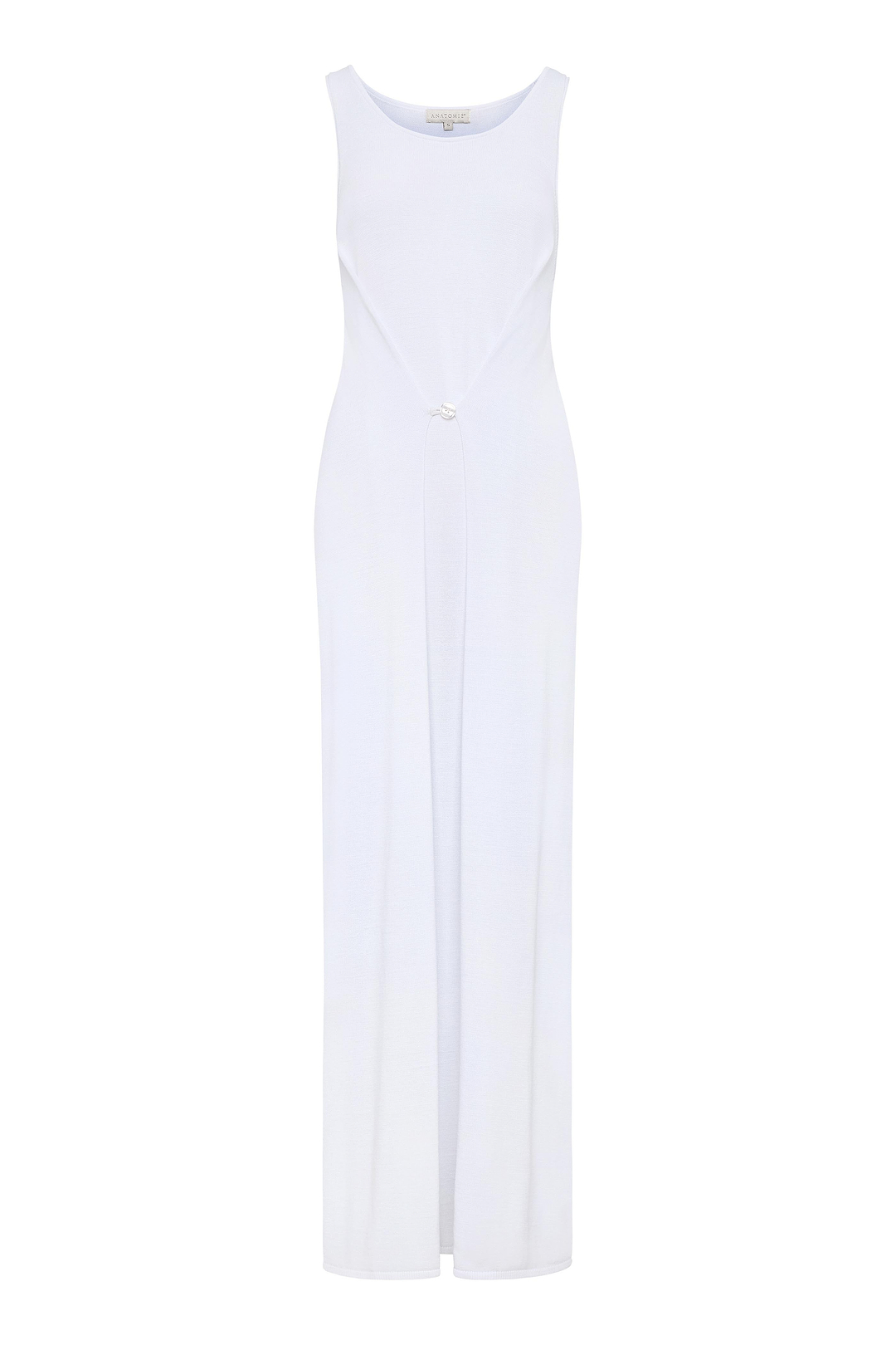 Milo Knit Maxi Dress with Button Front
