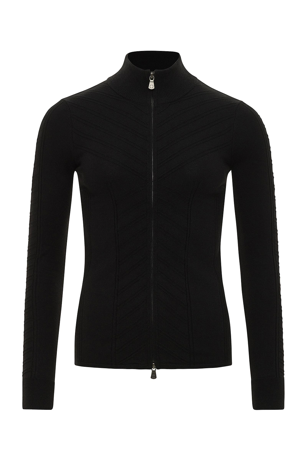 Noelle Sweater Zip Up Top