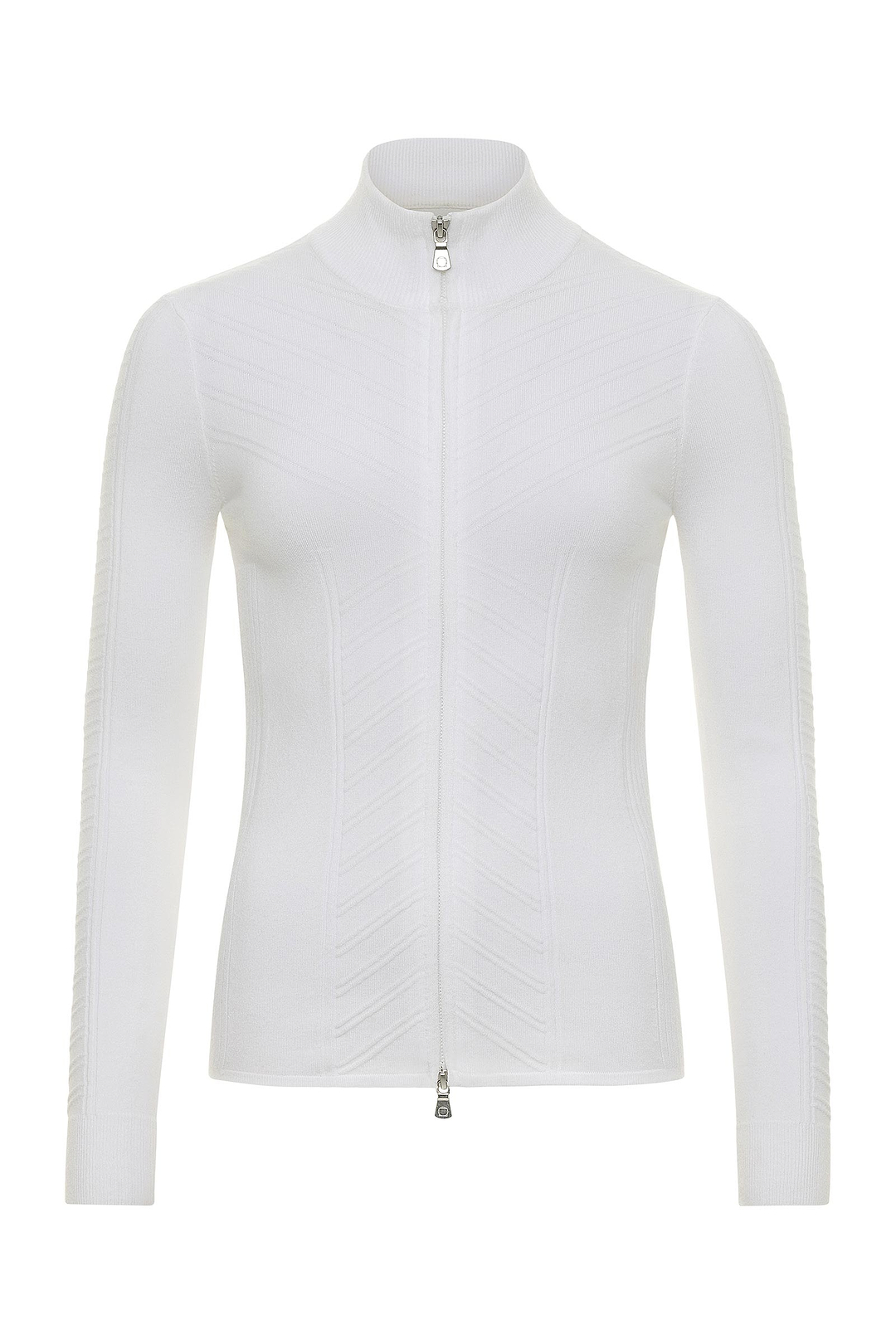 Noelle Sweater Zip Up Top