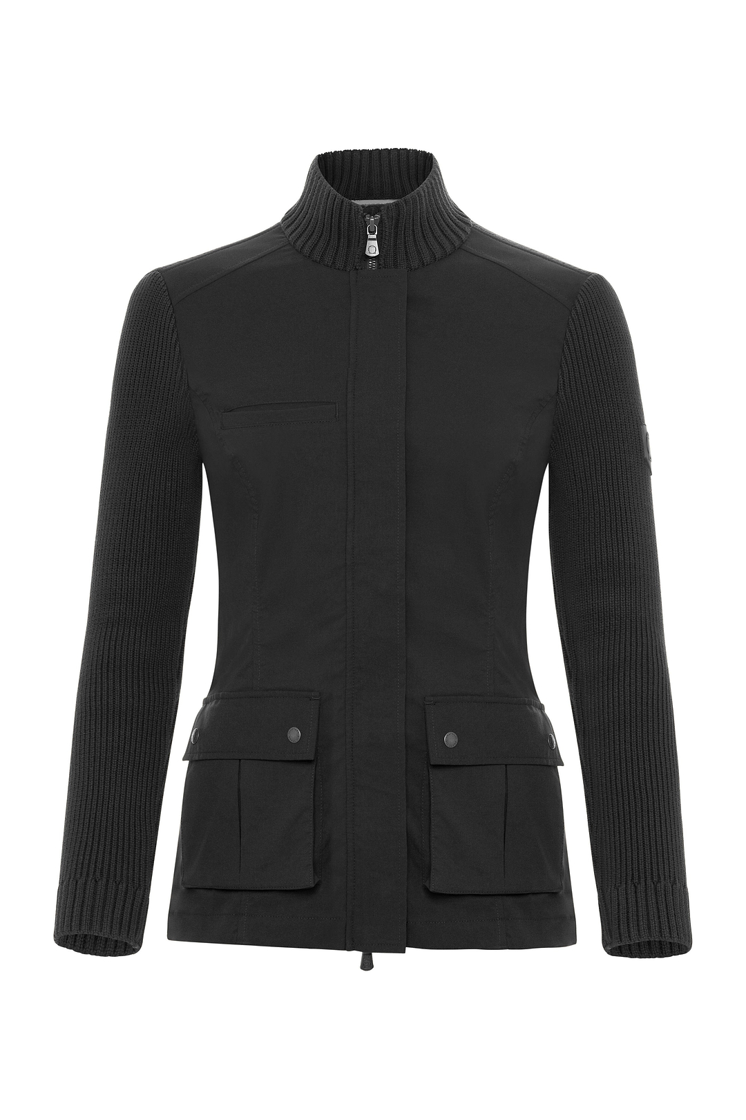 Pull Kenya Knit Safari Jacket noir