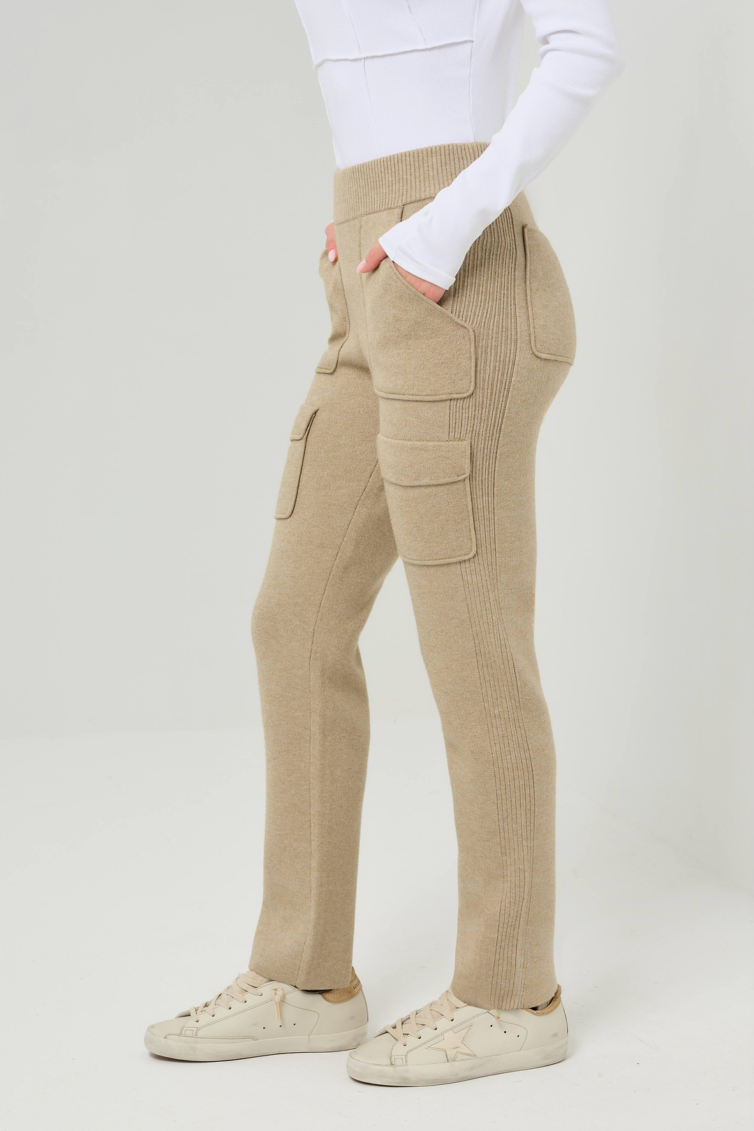 Kate Sweater Pull On Straight Fit Cargo Pant