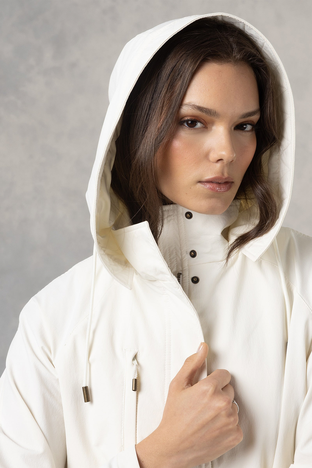Tierra Water Resistant Stretch Nylon Utility Jacket