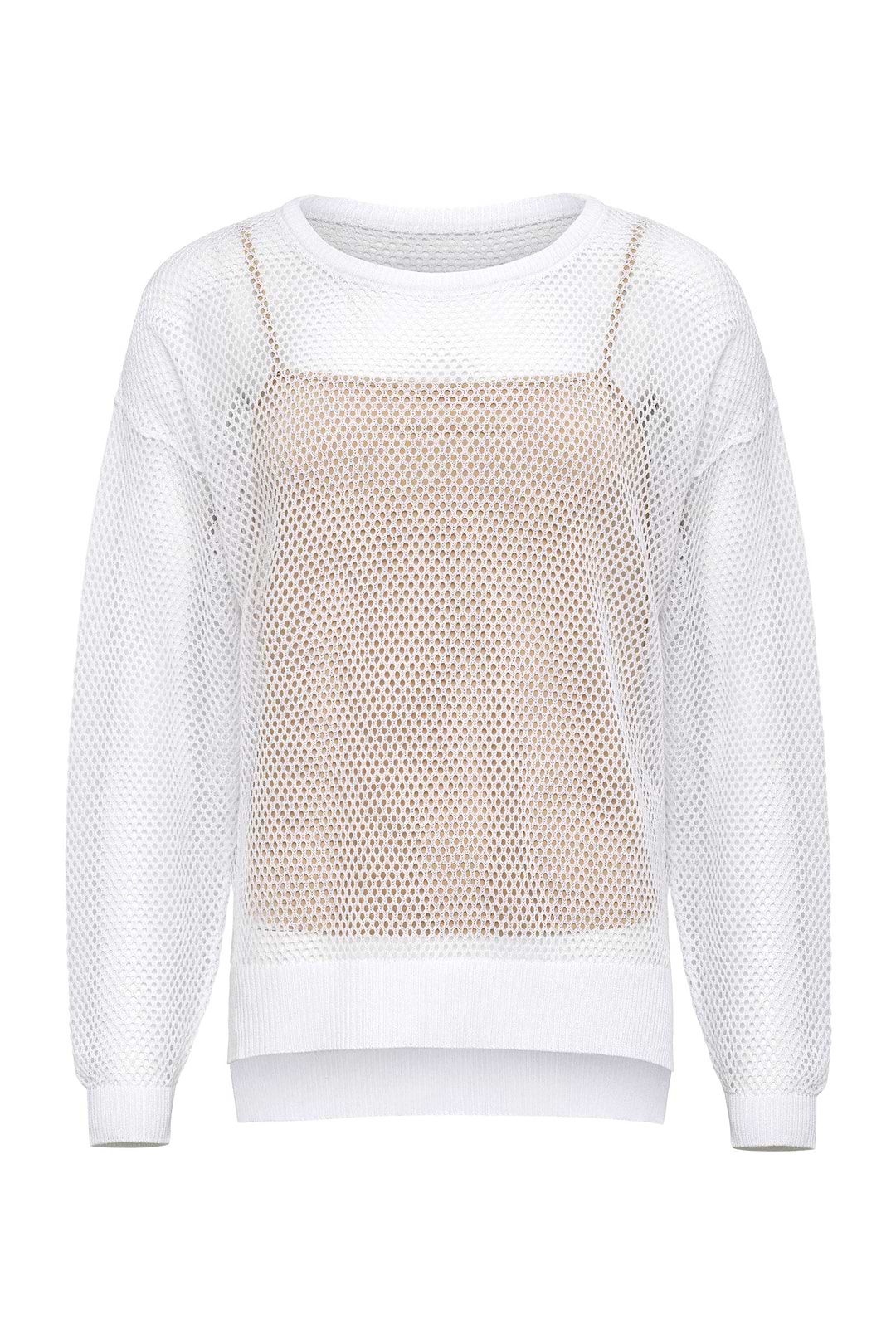 Emma Open Knit Pullover Top