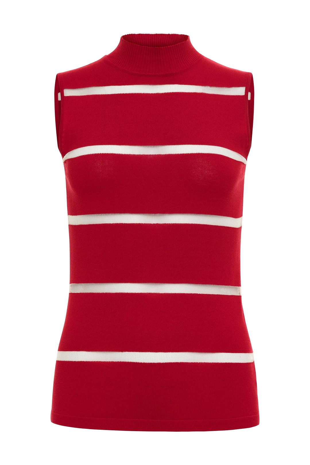 Top de cuello alto de punto Maxine