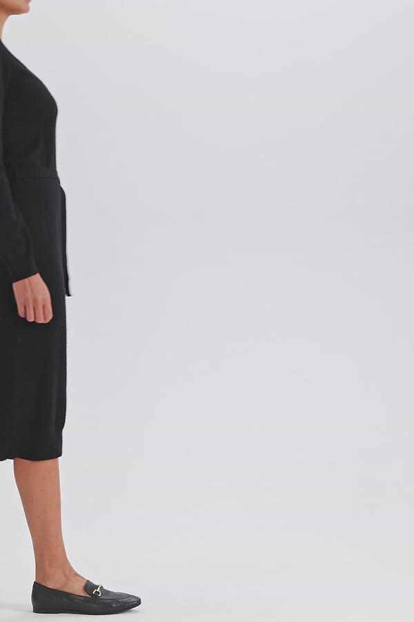 Vestido de suéter de cachemira Avery