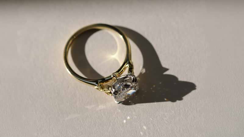 Peekaboo Diamond Ring