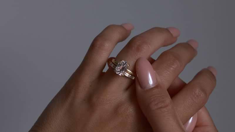 old mine ring with hands