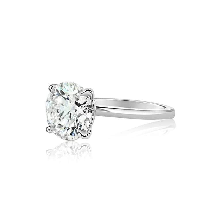 SOLD Round 3.46ct Solitaire Diamond Ring