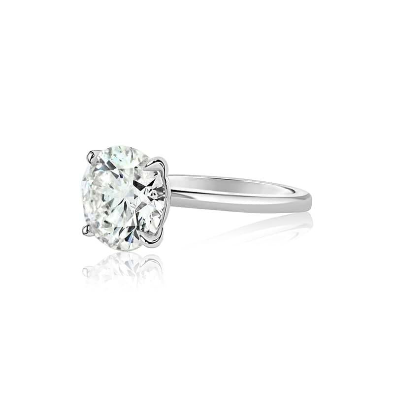 SOLD Round 3.46ct Solitaire Diamond Ring