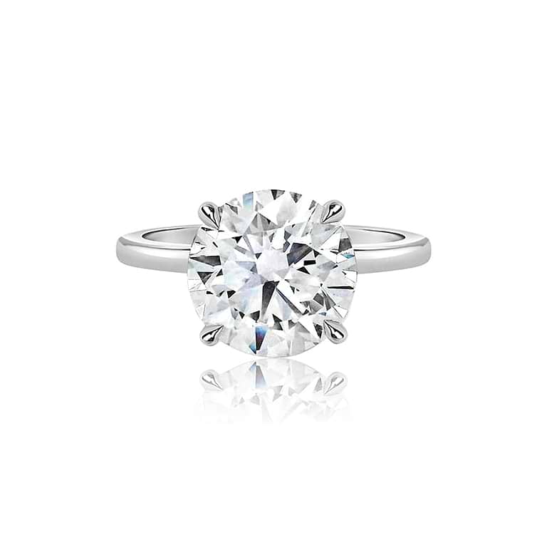 SOLD Round 3.46ct Solitaire Diamond Ring