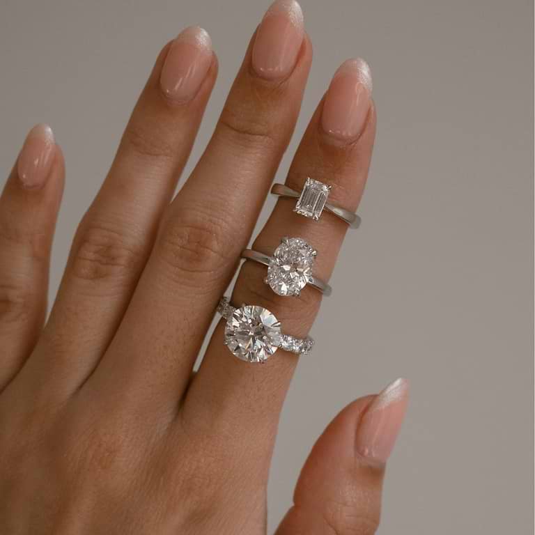 SOLD Oval 3.01ct D VS1 GIA Lab Diamond Hidden Halo Solitaire