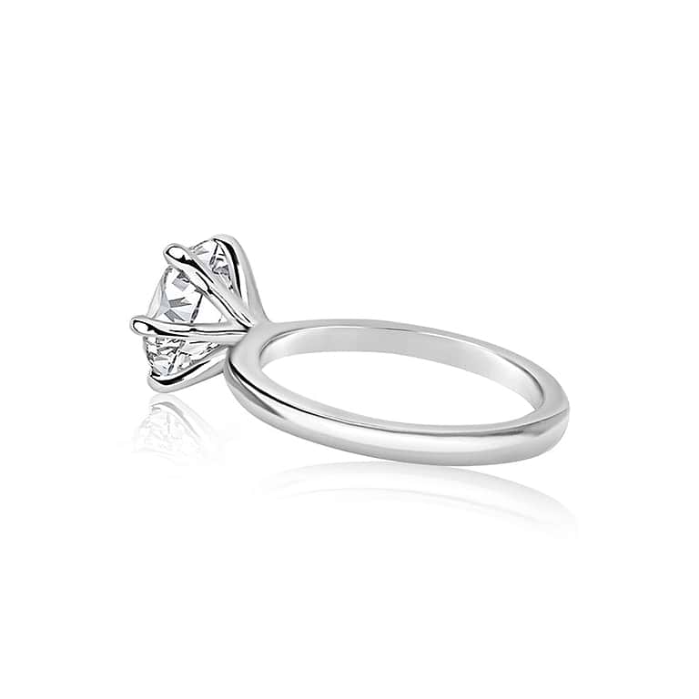 SOLD Round 3.20ct E VS2 IGI Lab Diamond Platinum Solitaire