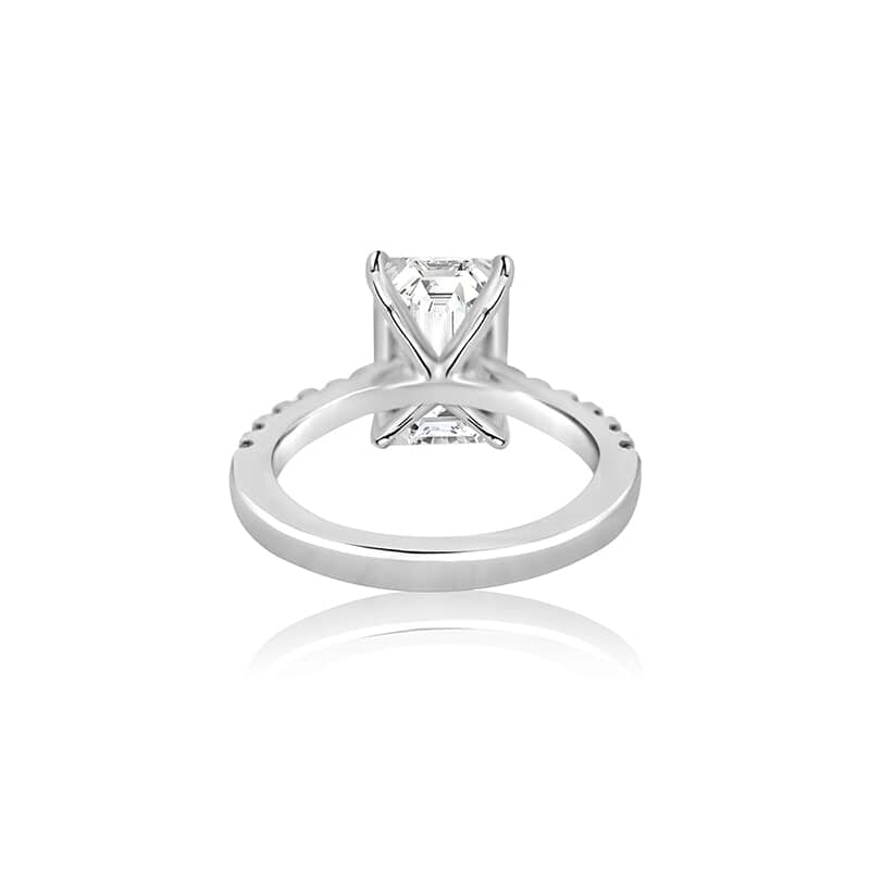SOLD Radiant 4.46ct E VS1 IGI Lab Diamond Platinum Ring