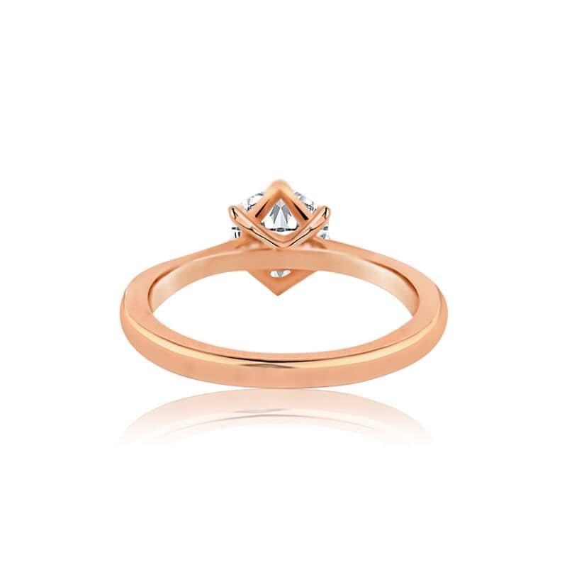 Round 1.36ct E VVS2 IGI Lab Diamond 6 Prong Mini Cathedral