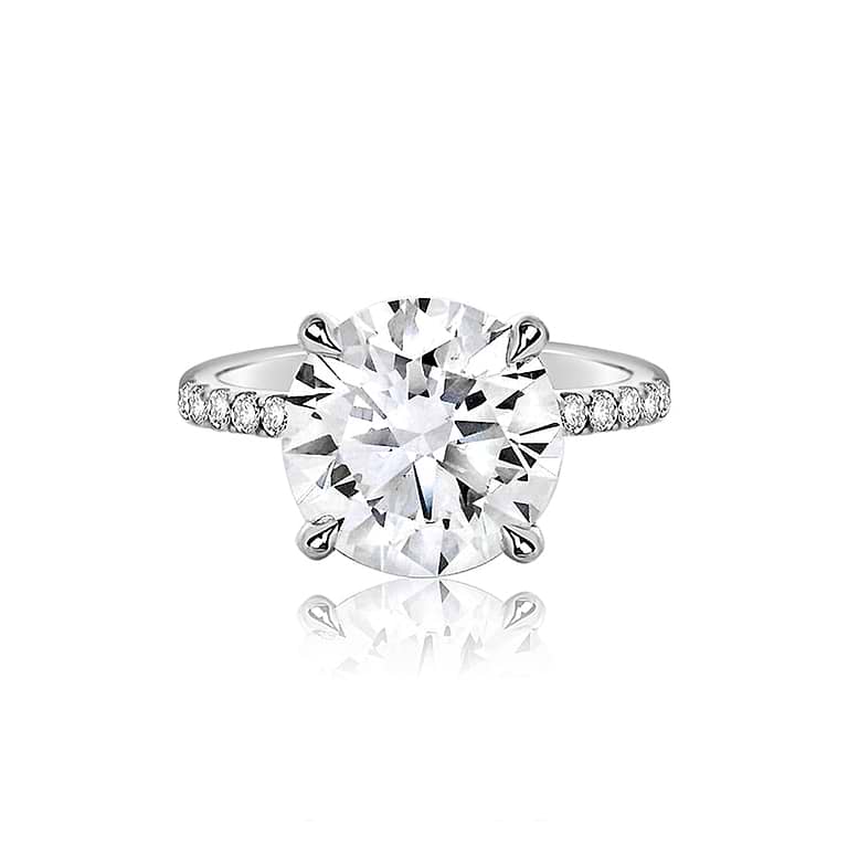 SOLD Round 3.50ct GIA Lab Diamond Ring