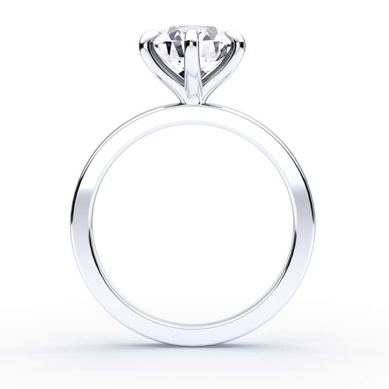 SOLD Round 3.20ct E VS2 IGI Lab Diamond Platinum Solitaire