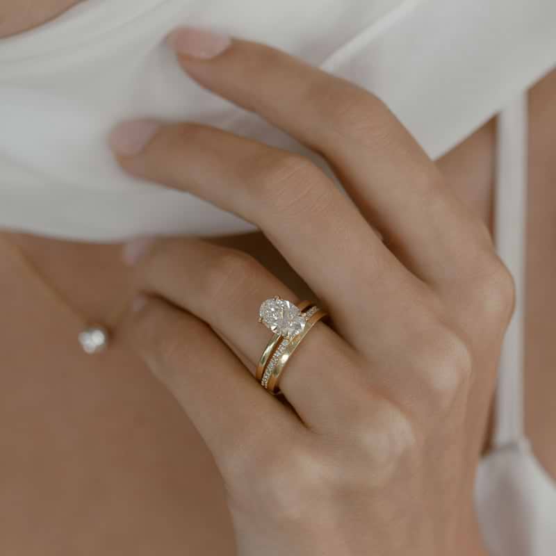 SOLD Oval Cut 2.23ct Pink Diamond Hidden Halo Ring