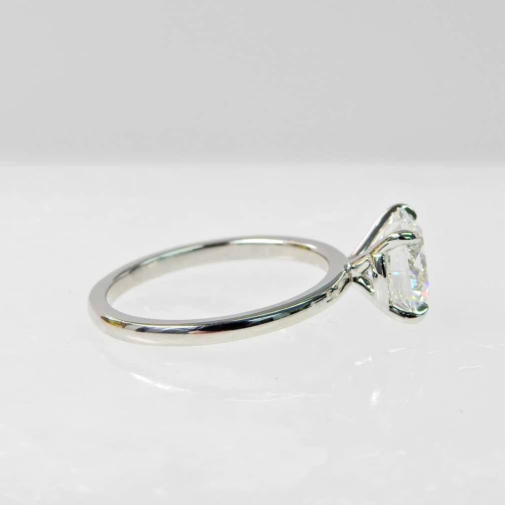 SOLD Round 3.33ct F VVS2 IGI Lab Diamond Ring