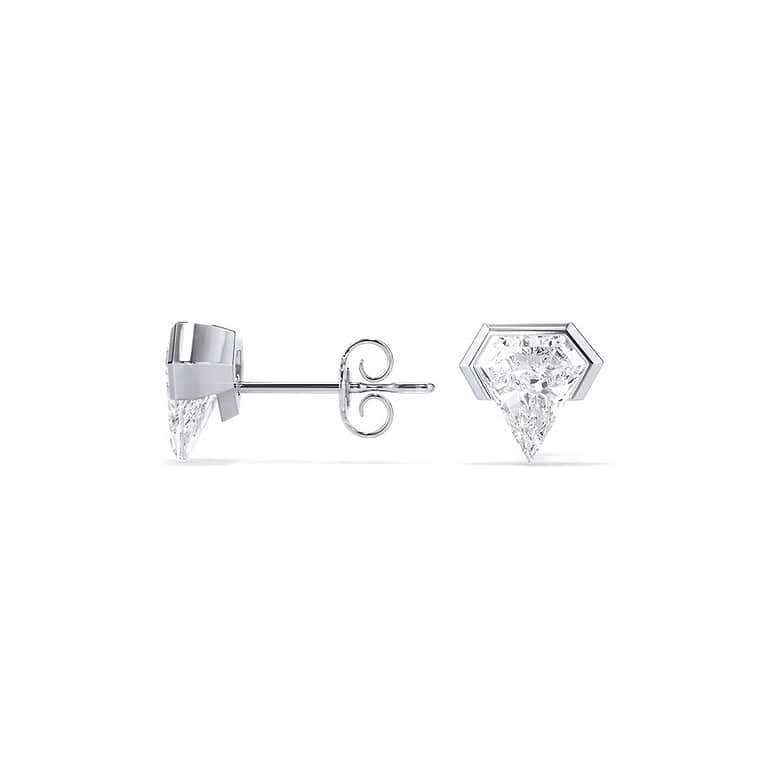 Geometric Shield Lab Diamond Studs