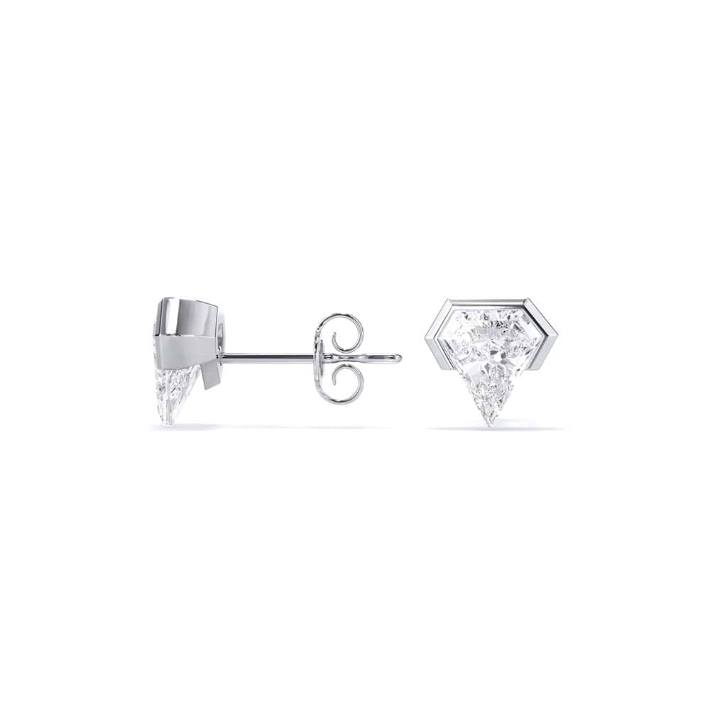 Geometric Shield Lab Diamond Studs