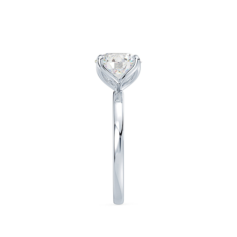Old European Cut 1.95ct Tulip Prong Ring