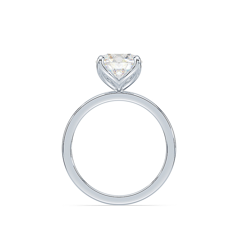 Old European Cut 1.95ct Tulip Prong Ring