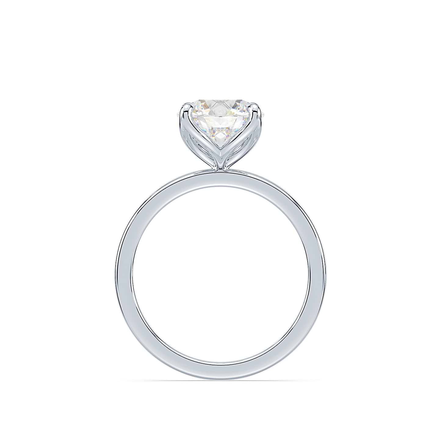 Old European Cut 1.95ct Tulip Prong Ring