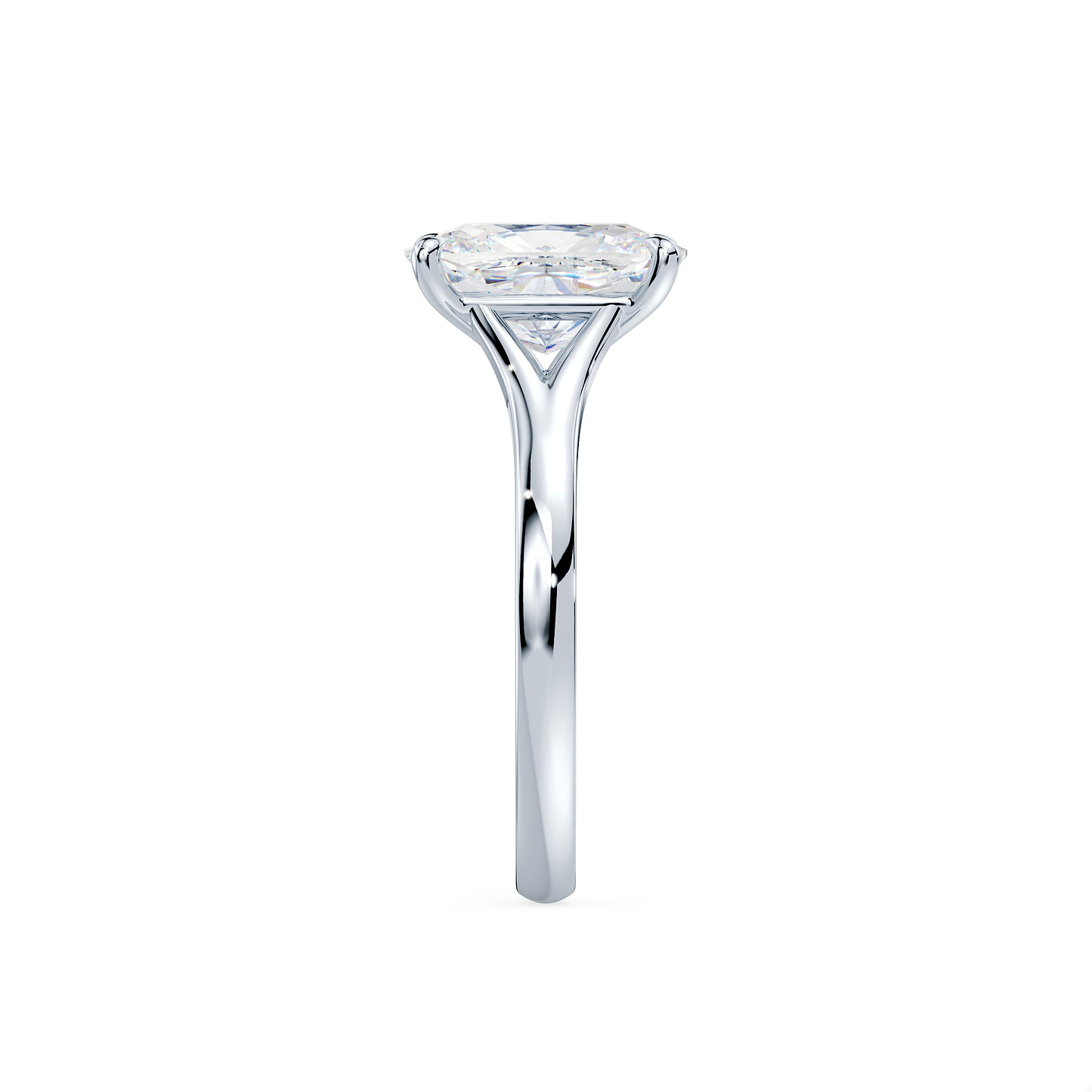 Old Mine 2.02ct Split Shank Solitaire Ring