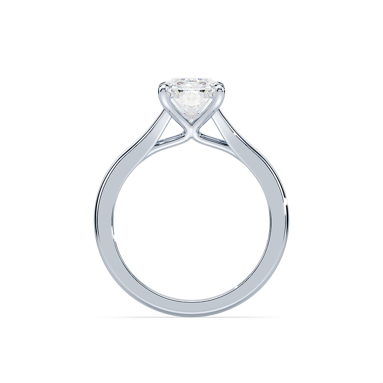 Old Mine 2.02ct Split Shank Solitaire Ring