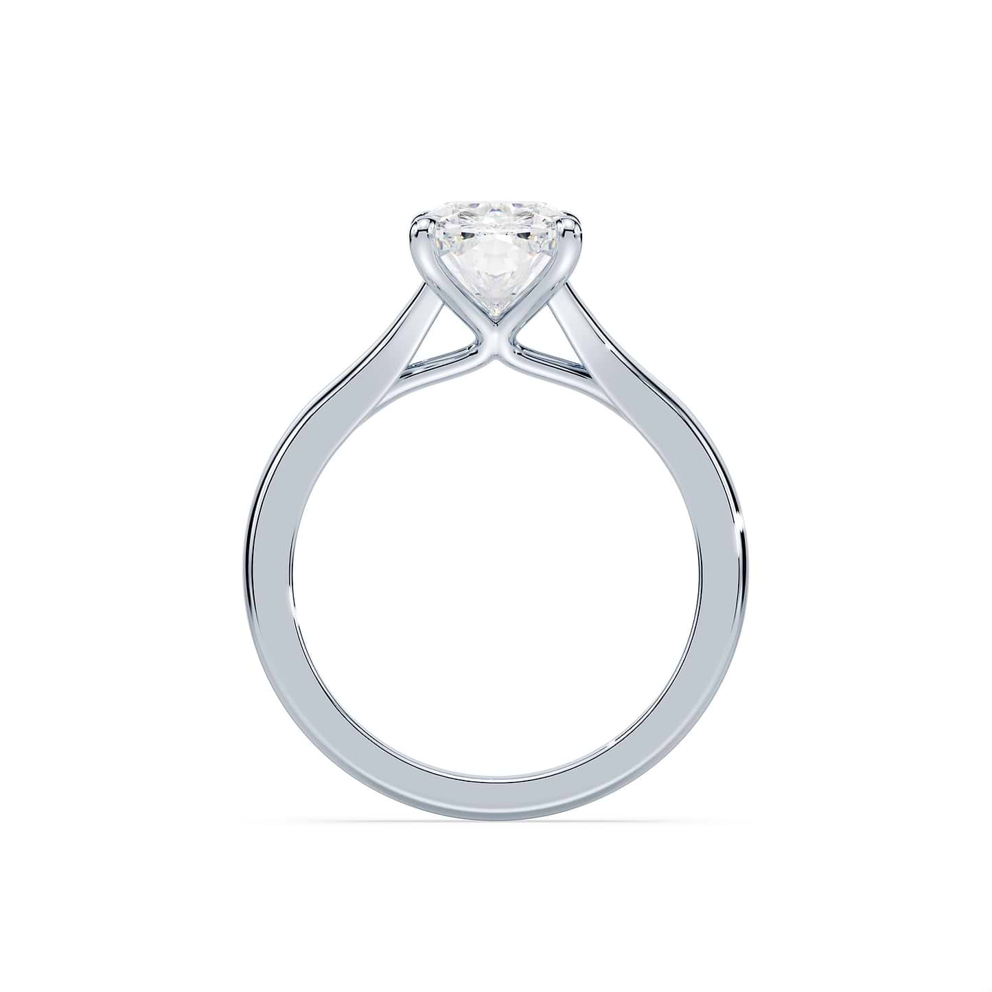 Old Mine 2.02ct Split Shank Solitaire Ring