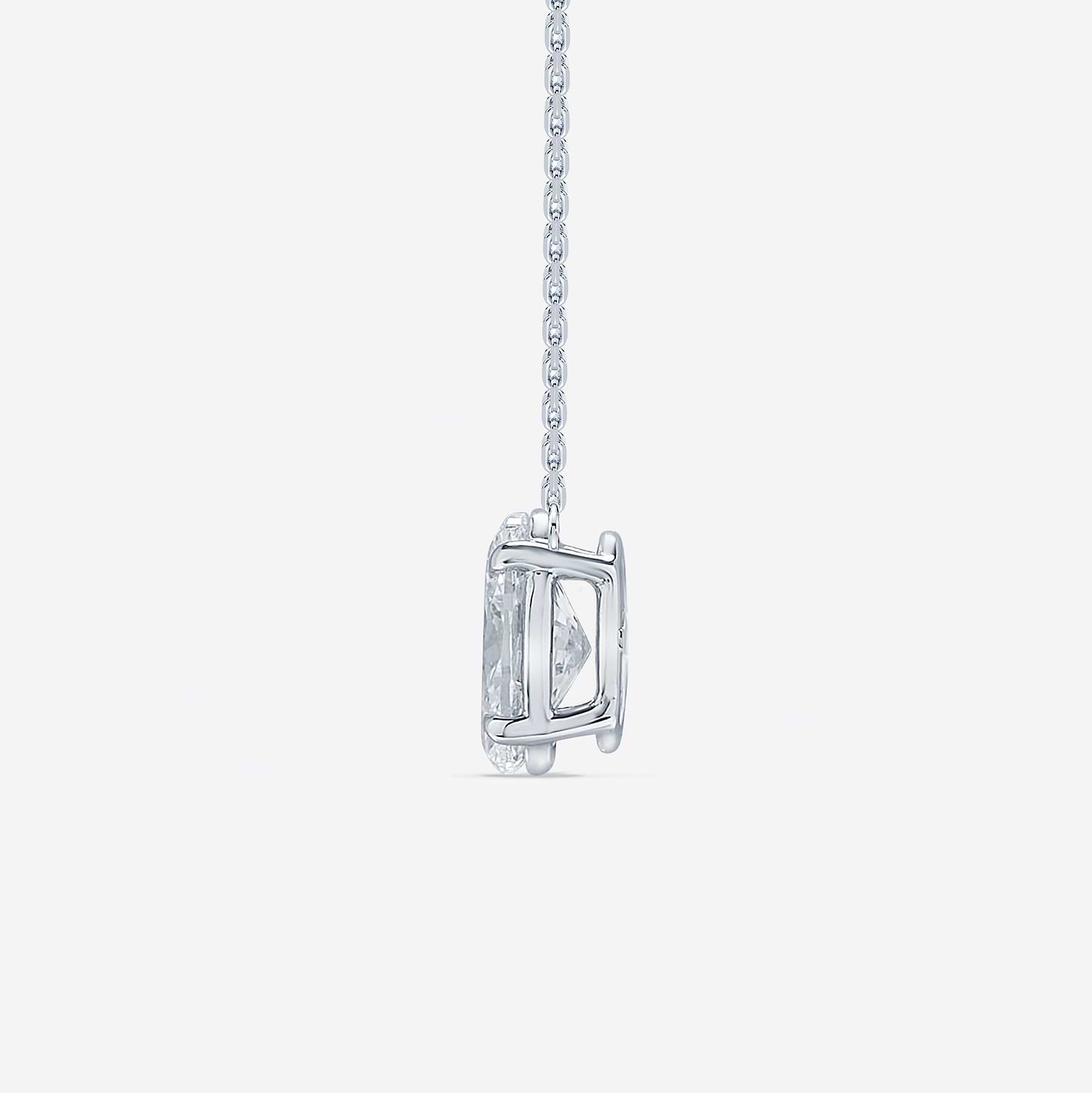 1.95ct Oval Solitaire Pendant