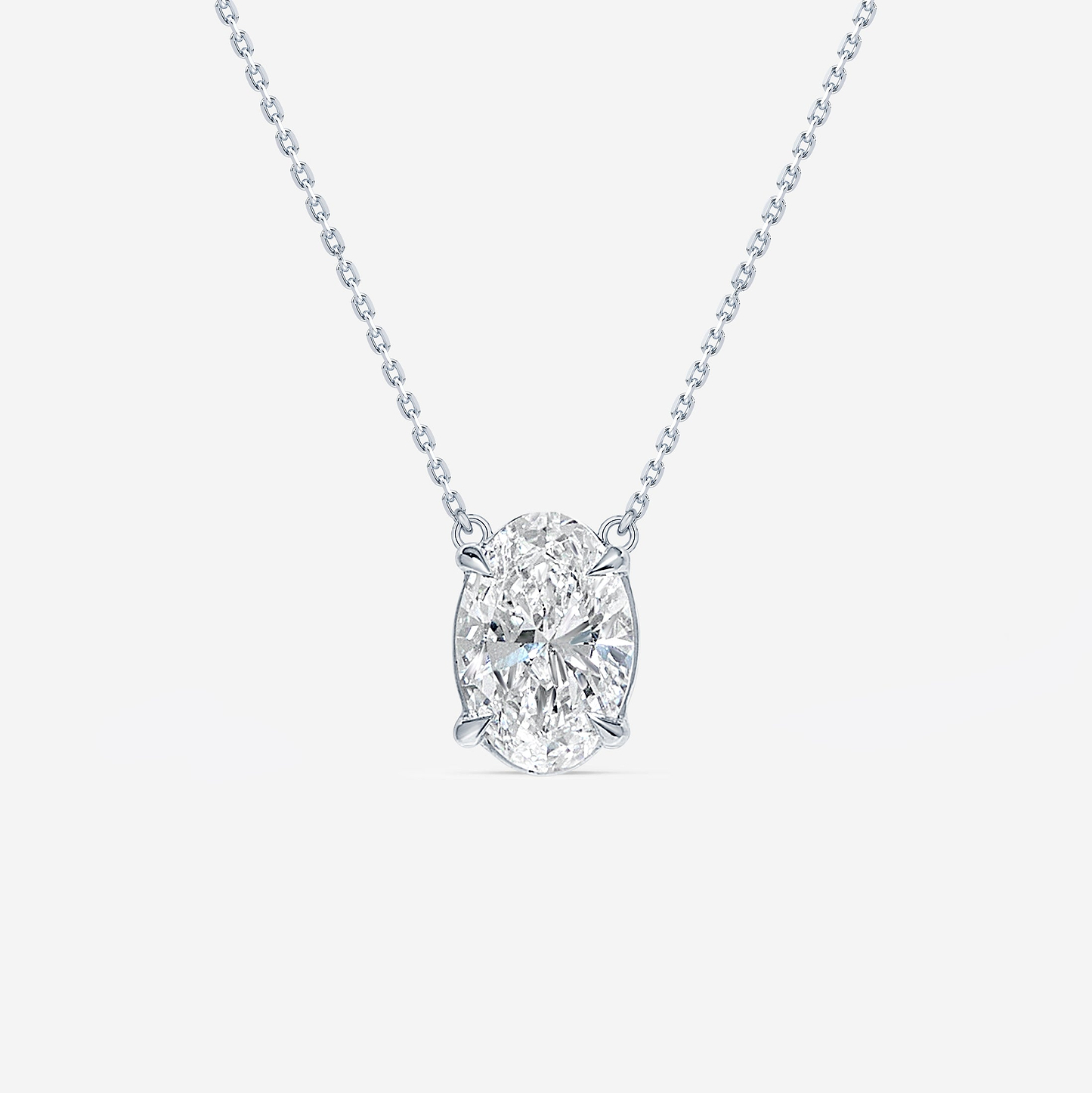 1.95ct Oval Solitaire Pendant