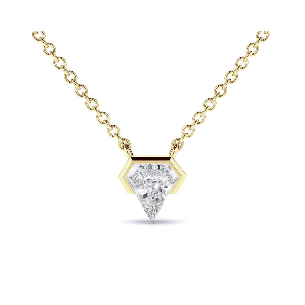 Geometric Shield Lab Diamond Pendant