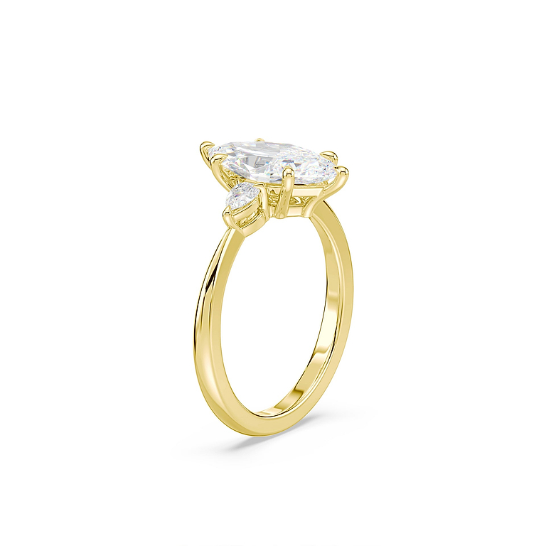 Marquise 1.90ct 3 Stone Diamond Ring