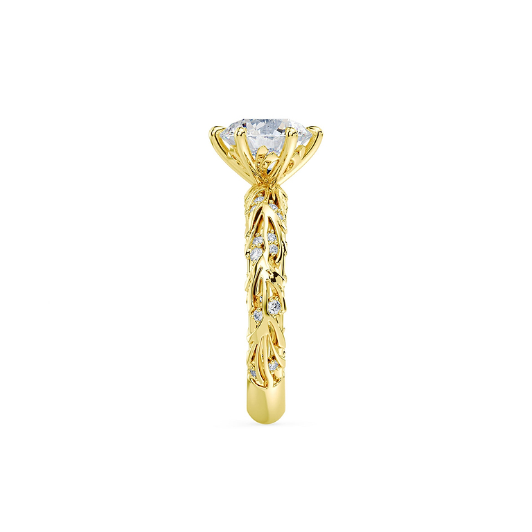 Round Cut 1.32ct Vintage Filigree Ring