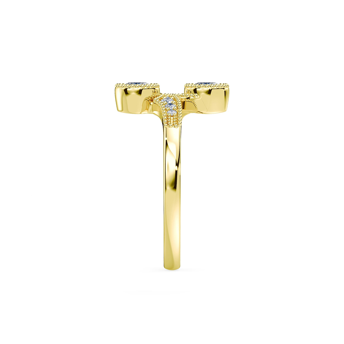 Vintage Toi Et Moi Lab Diamond Ring