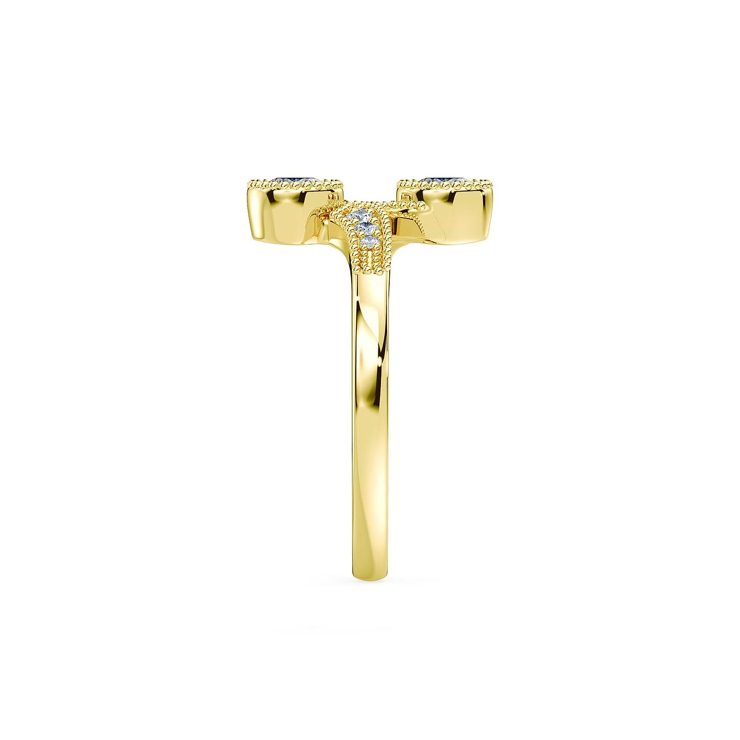 Vintage Toi Et Moi Lab Diamond Ring