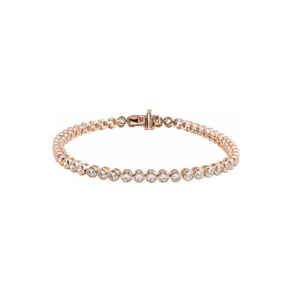 Lab Diamond Bezel Tennis Bracelet 3.50ctw
