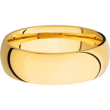 18K Yellow Gold + Polish Finish