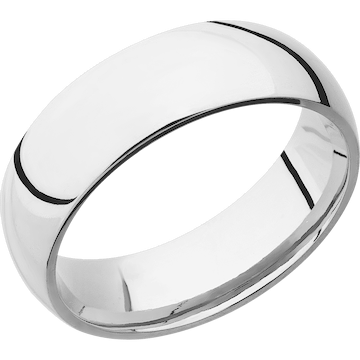 14K White Gold + Polish Finish