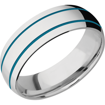 14K White Gold + Polish Finish